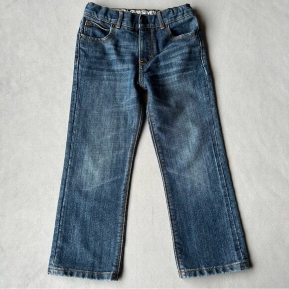 Quiksilver ~ Straight Fit Jeans ~ Kids Size Medium 6 - Picture 1 of 11